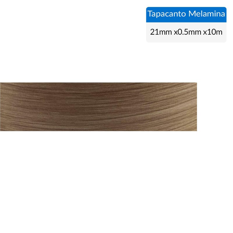 CORBETTA - Tapacanto melamina Caramel encolado 21x0,5 mm 10 m