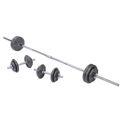 Maleta Set mancuernas 50 kg acero