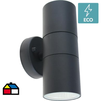 Apliqu de muro LED 4 W Negro