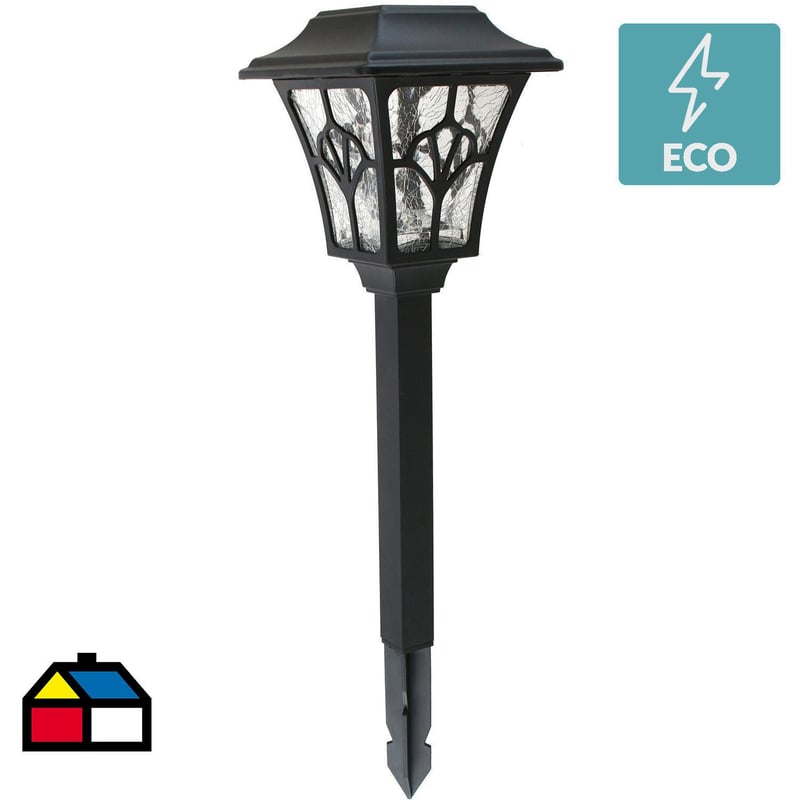 JUST HOME COLLECTION - Estaca solar LED Negro