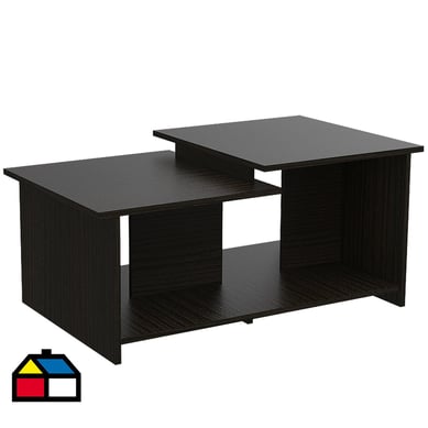 Mesa de centro 41,6x89,3x53 cm wengu