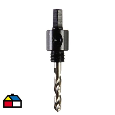 Adaptador para sierra de copa bimetal 14 a 29mm con broca guia