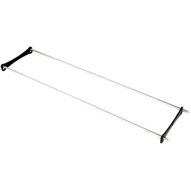 Accesorio doble vara para parrilla acero