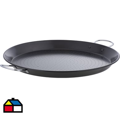 Paellera 46 cm Antiadherente Negro