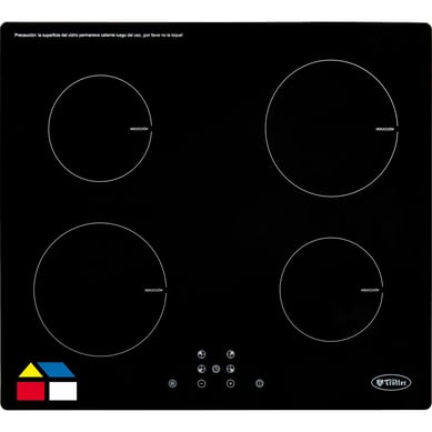 Encimera Induccin 4 Platos Negro Induktion 4 platos