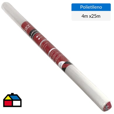 Polietileno transparente 4x25 m standard