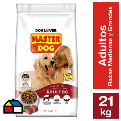 Alimento seco para perro adulto Carne 21 kg