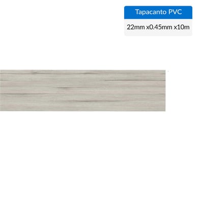 Tapacanto PVC Nogal Ceniza 22x0,45 mm 10 m