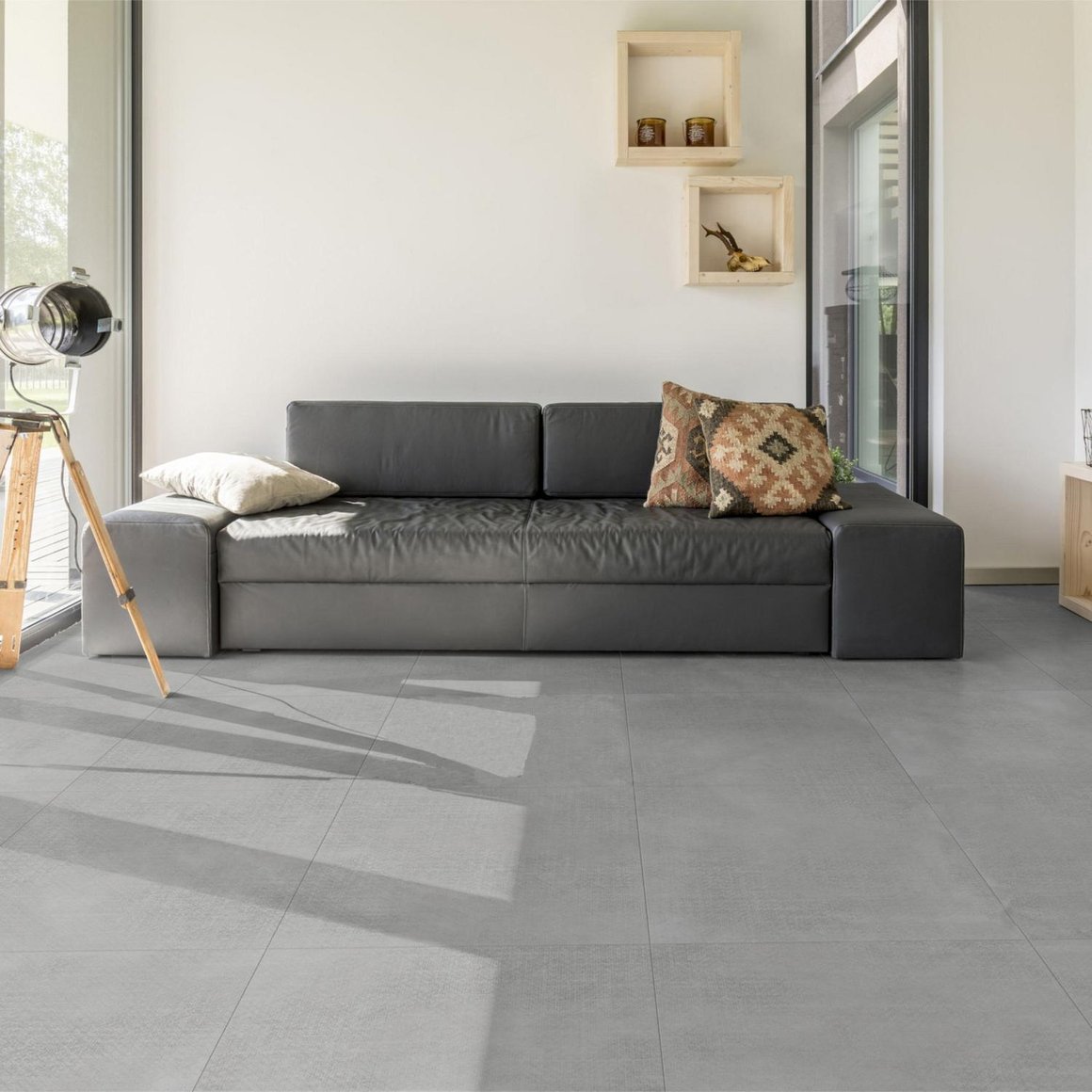 Porcelanato 60x60 cm Textil Gris 1.44 m2 | Sodimac - Falabella