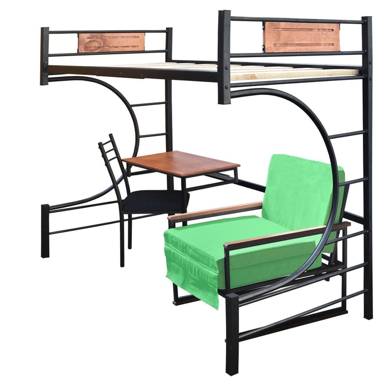 RECUTEX - Camarote Studio Luna 1.5 plazas  + Muebles