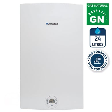 Calefont Gas Natural 24 Litros Tiro Forzado Microturbina