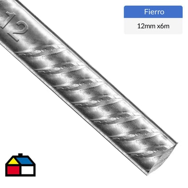 Fierro 0 12 mm A-63 unidad 6 metros