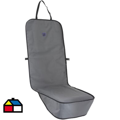 Funda protectora para asiento de automovil 50x115 cm gris.