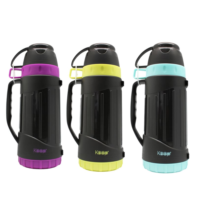 KEEP - Termo Outdoor 1.8 l Vidrio Negro/ Colores