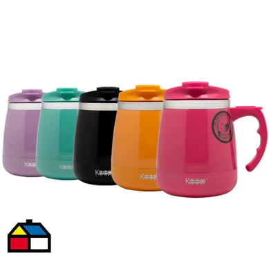 Mug termo outdoor 0,4 lts COLORES.