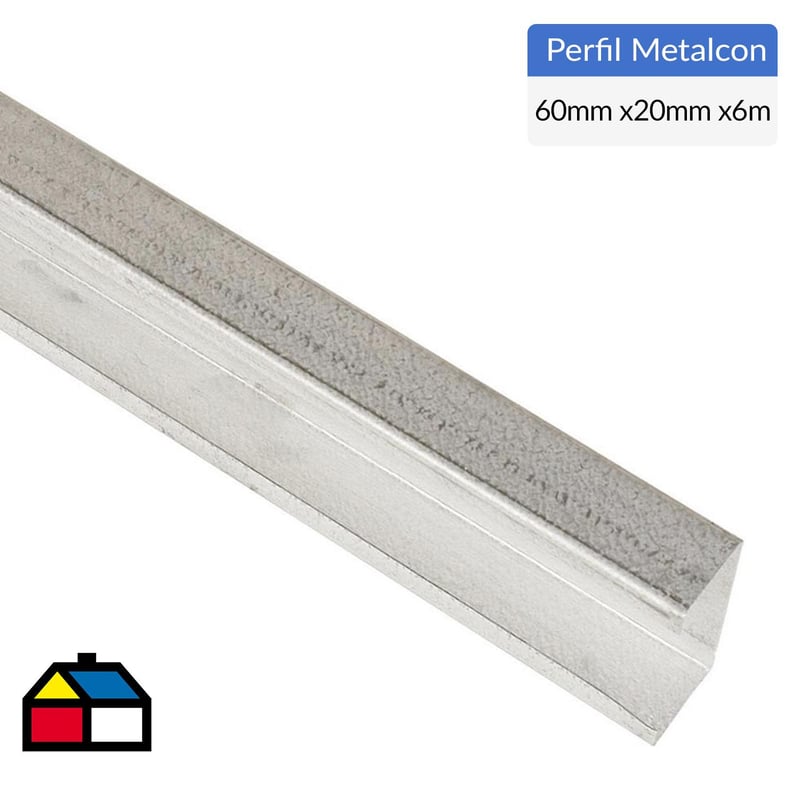 GENERICO - Perfil estructural Metalcon C 2x6x0,85x6,0 metros