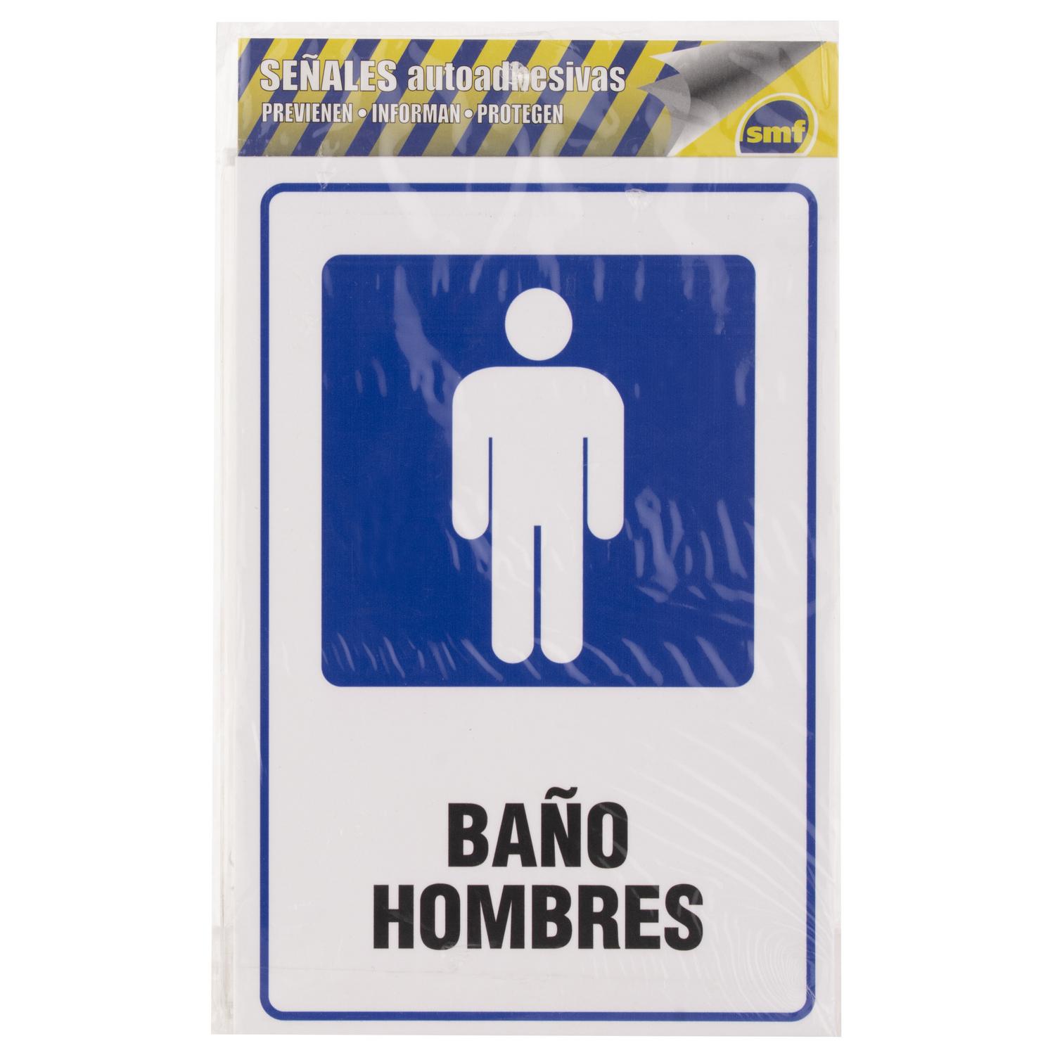 Señalética Baño Hombres | Sodimac Chile