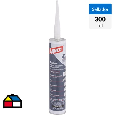 Sellador y adhesivo de poliuretano multiuso negro 300ml