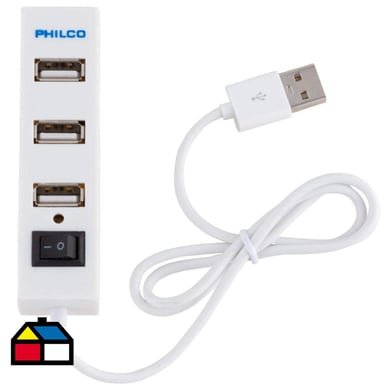 Mini hub USB 2 o 4 puertos usb