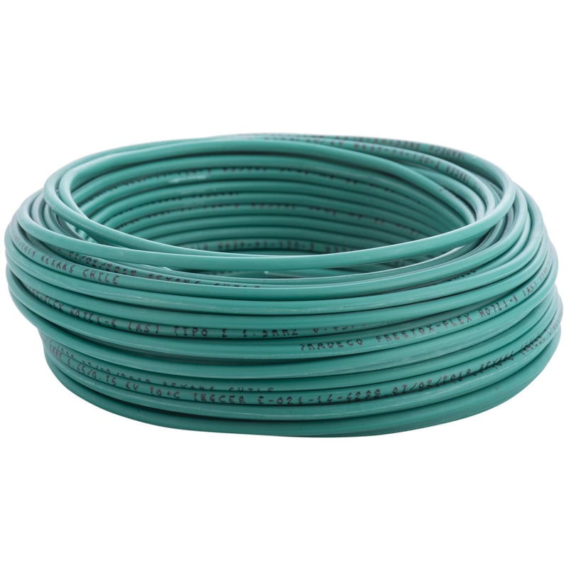 MADECO - Cable libre de halógenos (H07Z1K) 1,5 mm2 25 m Verde