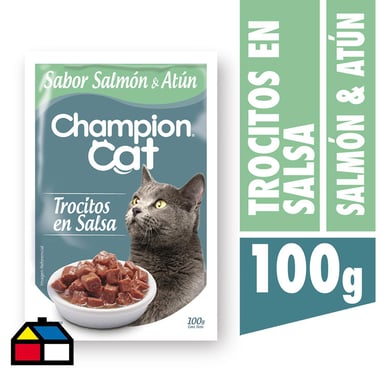 Alimento hmedo atn y salmn 100 gr