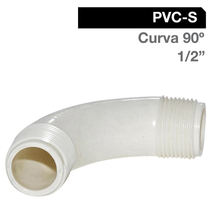 TIGRE - Curva 90o PVC-P HE/HE 1/2"  1u