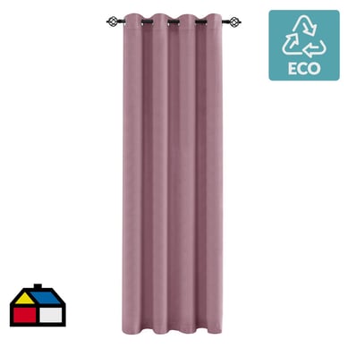 Cortina tela 135x220 cm Velvet rosado