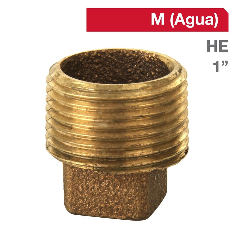 NIBSA - Tapa Tornillo Bronce HE 1"  1u