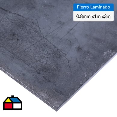 0.8mm 1x3m Plancha fierro laminada fro