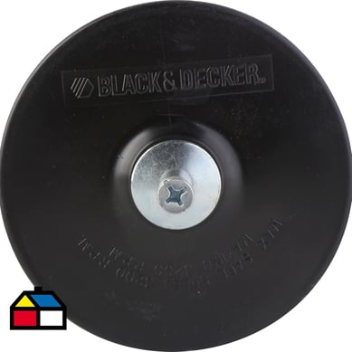 Plato de goma 125 mm para taladro