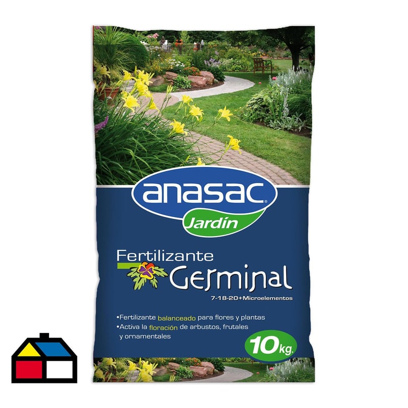 ANASAC - Fertilizante Germinal 10 kg saco