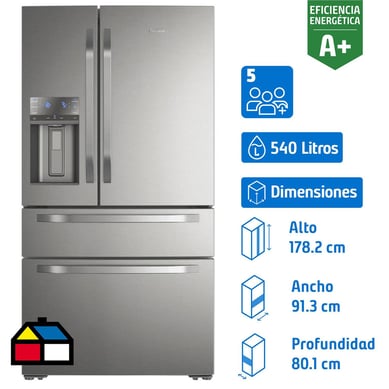 Refrigerador Multidoor No Frost 540 Litros Inox Advantage Plus 7790