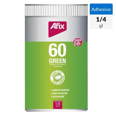 Afix 60 green tarro 1/4 galn