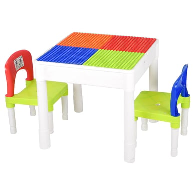 Set infantil mesa + 2 sillas multicolor