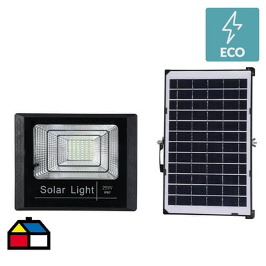 Reflector con panel solar 25W 465LM.