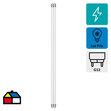 Tubo led T8 G13 8w luz da