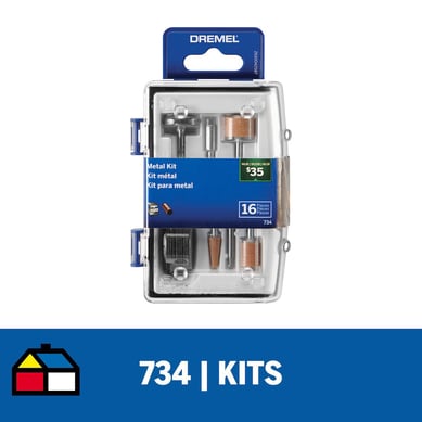 Kit multiuso para metal 16 piezas