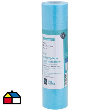 Filtro purificador polipropileno antibacterial 25 micras