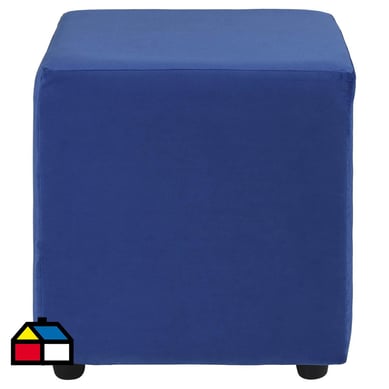 Pouf cali felpa azul