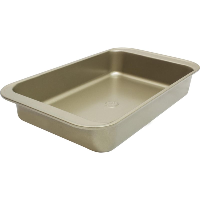 ILKO - Molde asadera 33x19 cm md non stick gold