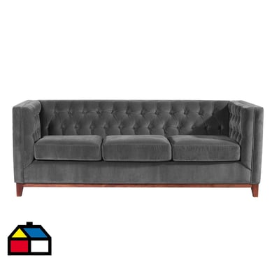 Sofa Roma 3C Tela Soft Velvet