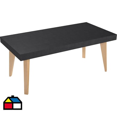 Mesa de centro 60x90x37 cm negro