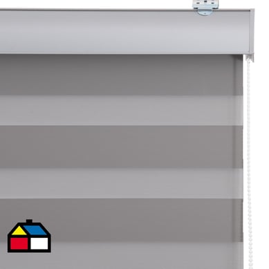 Roller Blackout Duo Grafito Ancho 206a220 cm alto 136a150 cm.
