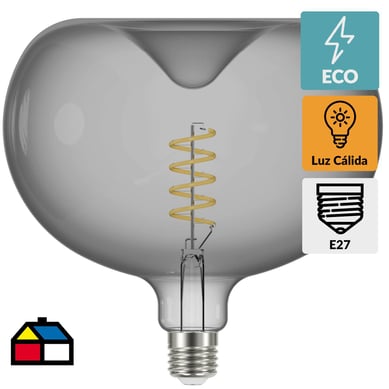 Foco led E27 4,5w E27 round humo