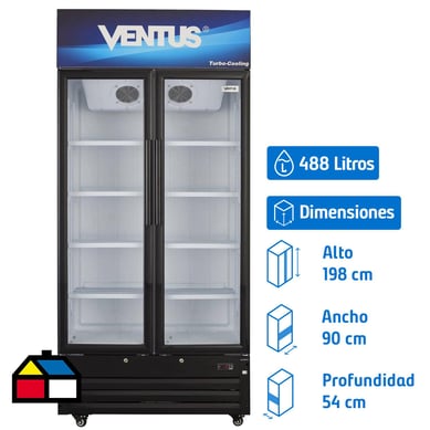 Visi cooler 488 litros lg-550tc