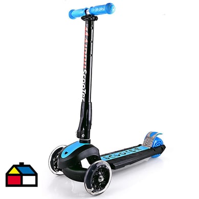 Scooter infantil regulable azul