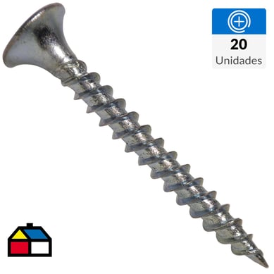 Tornillo yesocartn PFZ 6 x 1 1/4