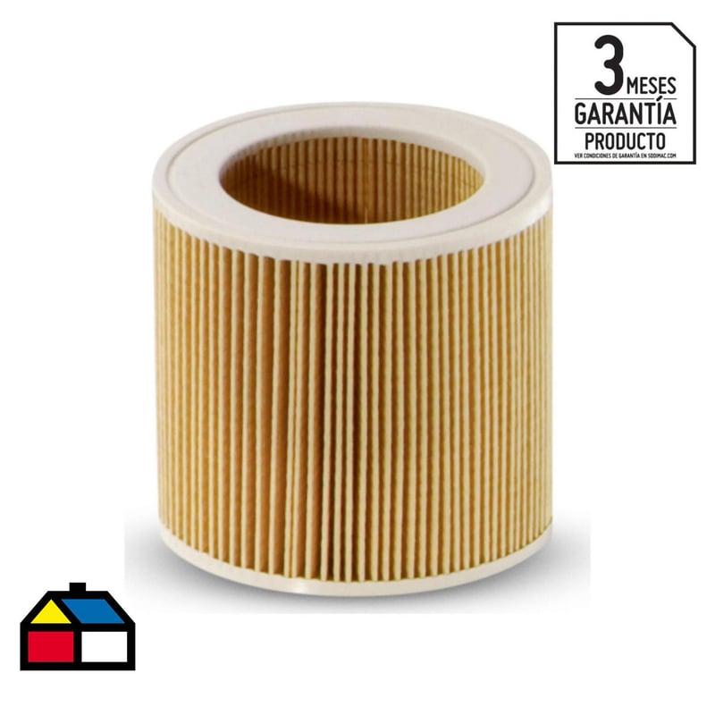 Karcher Wd2 SPARES2GO Cartucho De Filtro Premium Compatible Con WD3 Repuesto Aspiradora Karcher Seco Húmedo