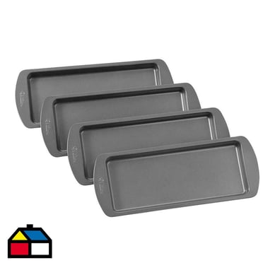 Set de 4 capas para torta Gris