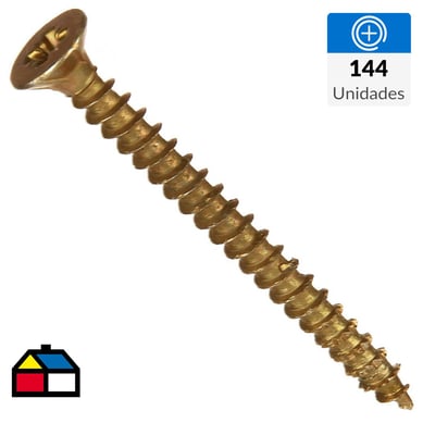 Tornillo para madera 6x3/4